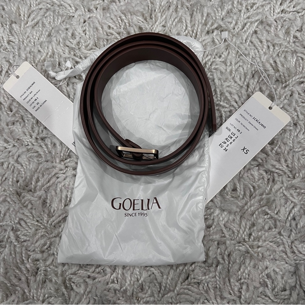 Goelia denim dress w belt - Picture 11 of 16